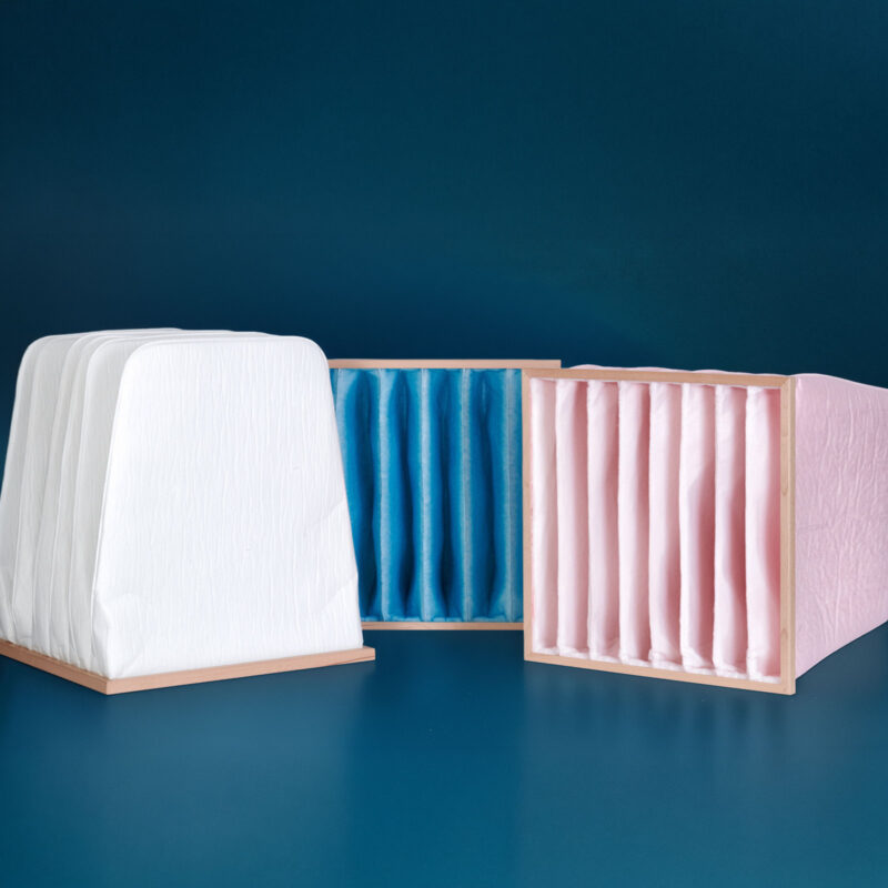 Produktbild von Taschenfiltern in verschiedenen Ausführungen