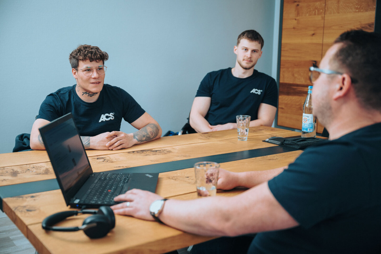 Teammeeting des ACS Wartungteams in Essen